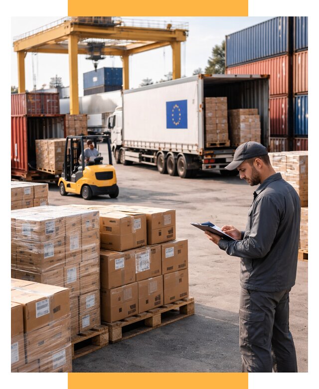 Доставка грузов из Европы от 12325 р., логистика СетСервис-Хлм