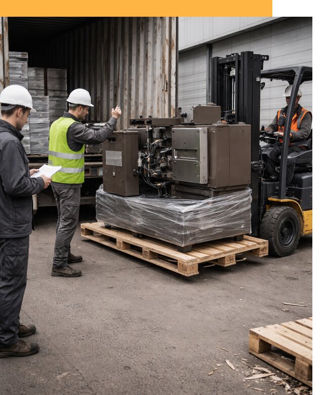 Доставка промышленного оборудования из Европы от 46220