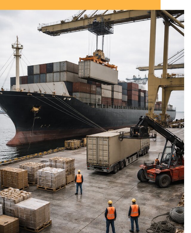 Морские перевозки из Индии: доставка FCL/LCL, таможня от 123252