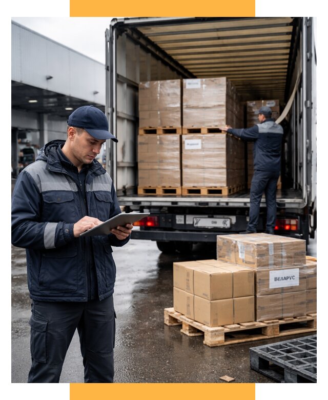 Доставка грузов из Беларуси от 15407 р. логистика СетСервис-Хлм