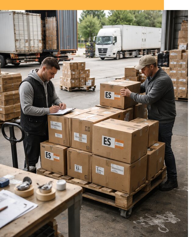 Доставка грузов в Испанию автотранспортом от 35949 руб