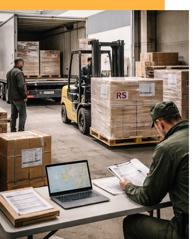 Доставка грузов в Сербию от 46220 руб, международные перевозки