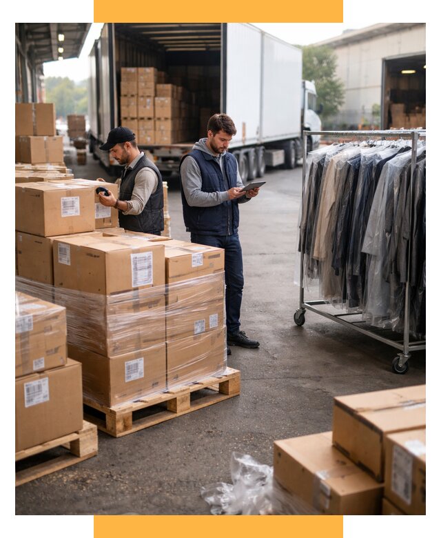 Перевозка и доставка одежды из Китая от 7703 р., СетСервис-Хлм