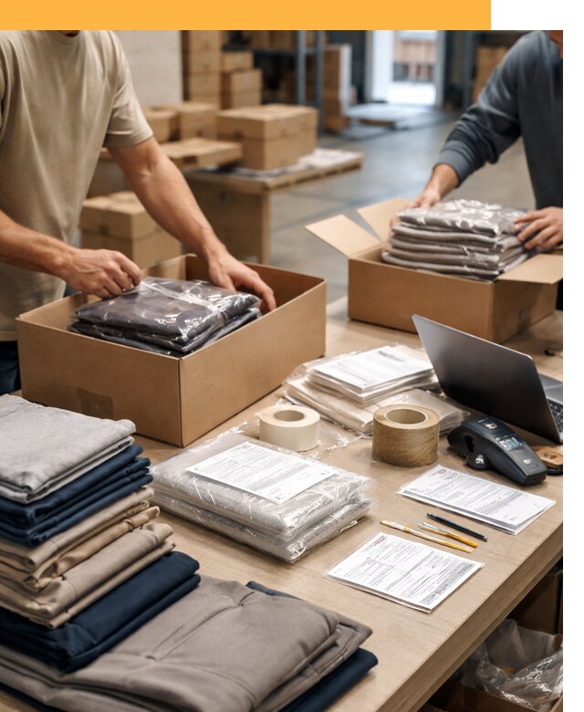 Перевозка одежды по миру от 7703 руб. с таможенным оформлением