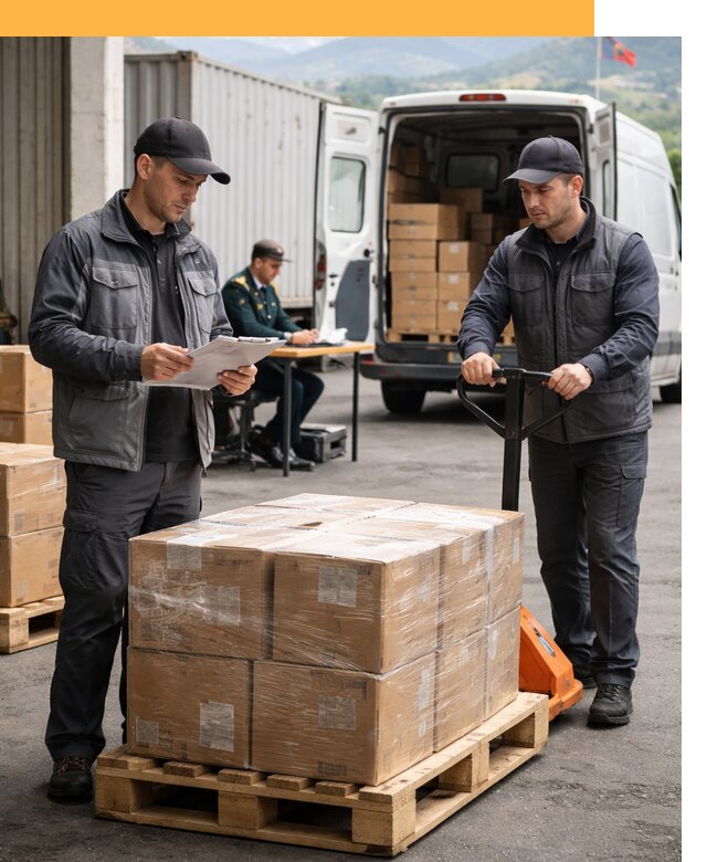 Доставка грузов через Армению, быстрая таможенная очистка от 25678