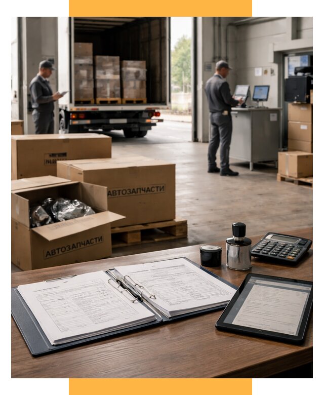 Таможенное оформление автозапчастей под ключ от 8730 р., СетСервис-Хлм