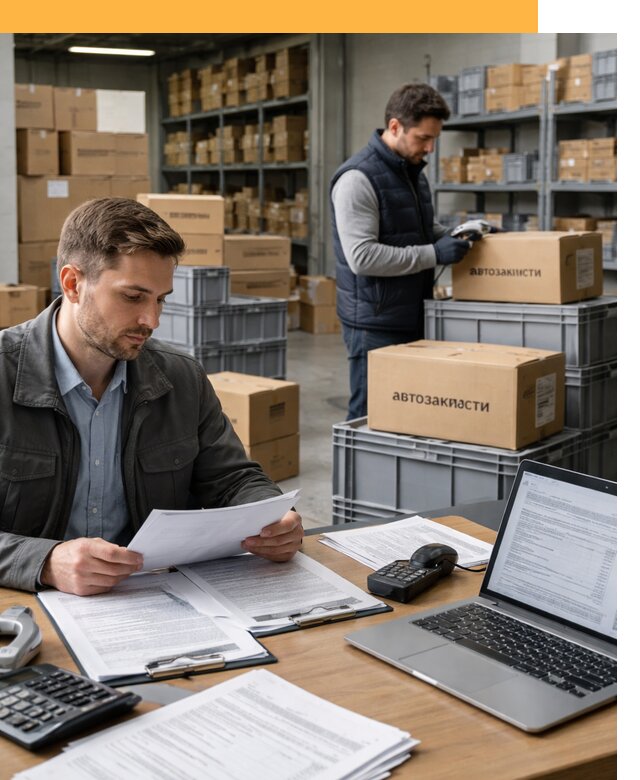 Таможенное оформление автозапчастей по выгодным тарифам от 8730